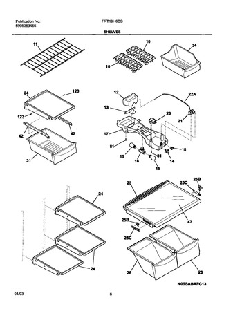 Diagram for FRT18H6CSK0