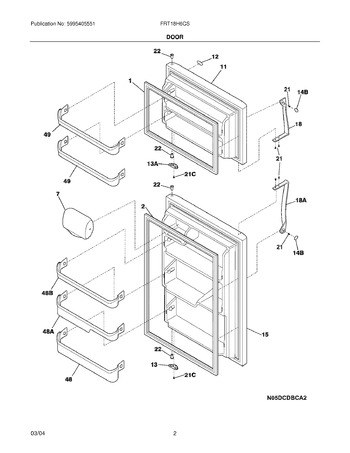 Diagram for FRT18H6CSK4