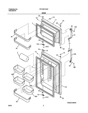 Diagram for FRT18H7CW2