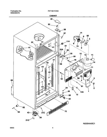 Diagram for FRT18H7CW2