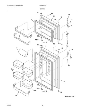 Diagram for FRT18HP7DW4