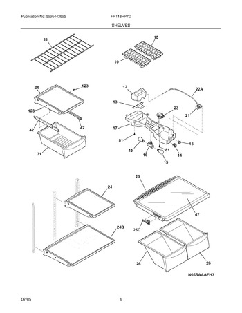 Diagram for FRT18HP7DW4