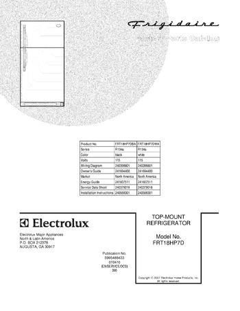 Diagram for FRT18HP7DWA