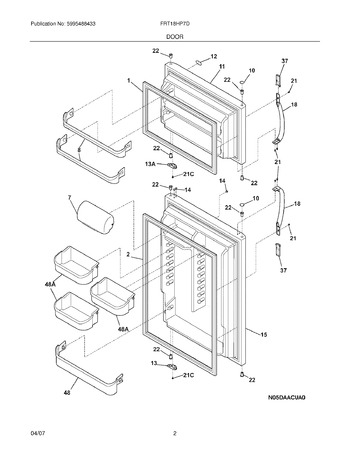 Diagram for FRT18HP7DWA