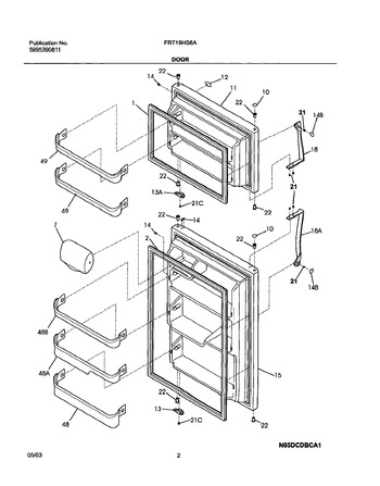 Diagram for FRT18HS6AW8