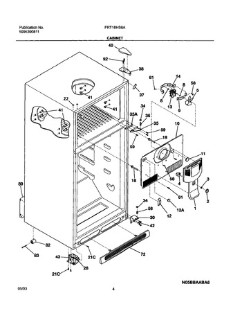 Diagram for FRT18HS6AW8