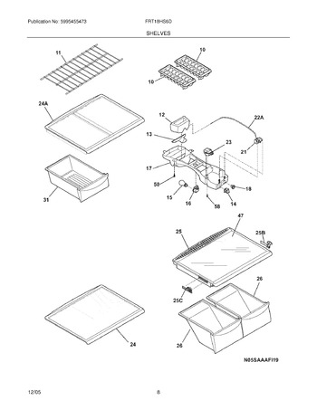 Diagram for FRT18HS6DB8