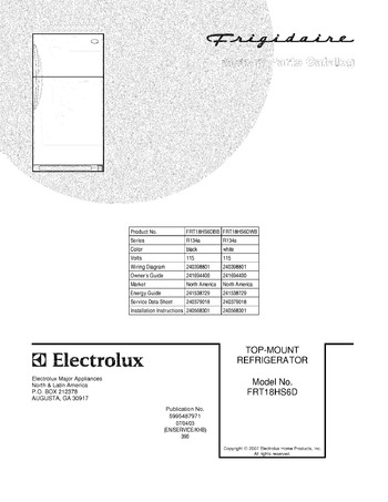 Diagram for FRT18HS6DWB