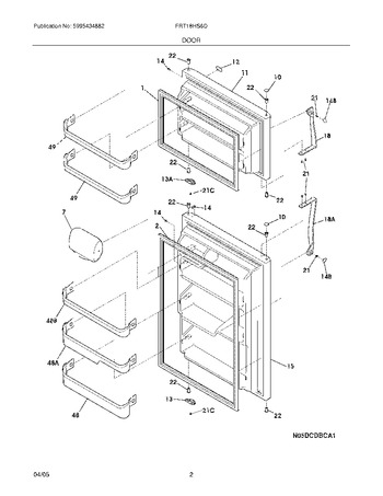 Diagram for FRT18HS6DW2