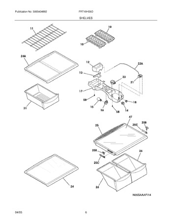 Diagram for FRT18HS6DW2