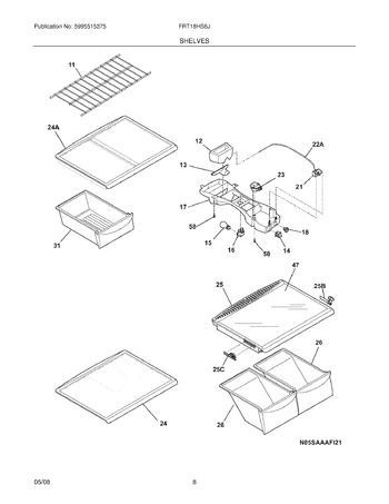 Diagram for FRT18HS6JW2