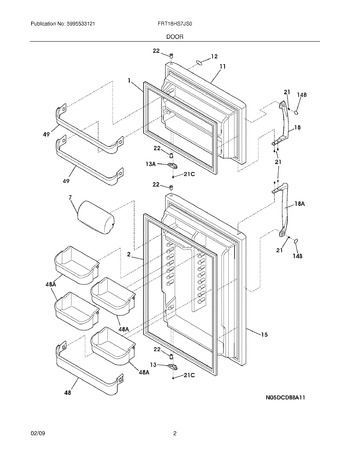 Diagram for FRT18HS7JS0