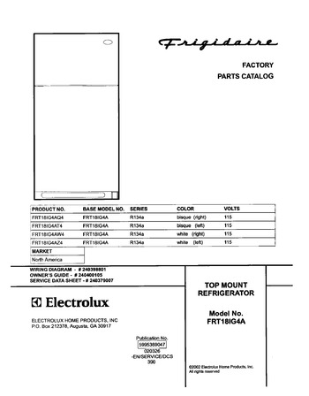 Diagram for FRT18IG4AW4