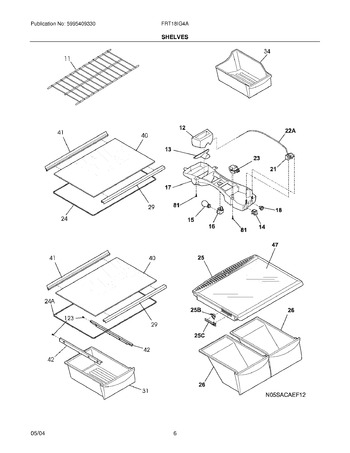 Diagram for FRT18IG4AWA