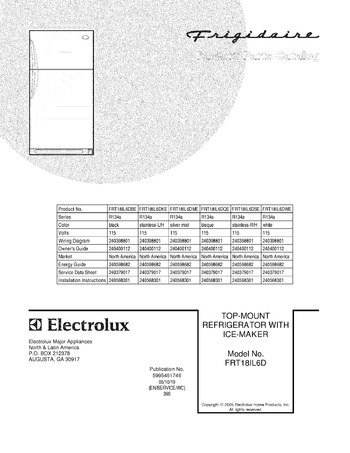 Diagram for FRT18IL6DSE