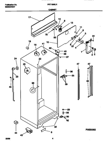 Diagram for FRT18INLHW0