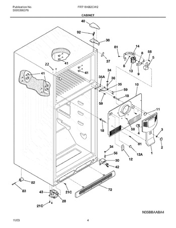 Diagram for FRT18KB2CW2