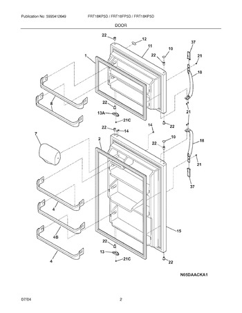 Diagram for FRT18KP5DW0