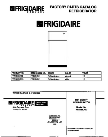 Diagram for FRT18KREW0