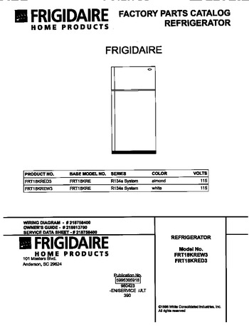 Diagram for FRT18KREW3