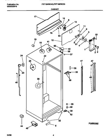 Diagram for FRT18KREW3