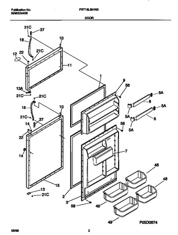 Diagram for FRT18LBHW0