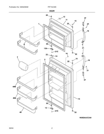 Diagram for FRT18LN5BW6