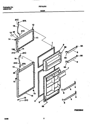 Diagram for FRT18LRHW0