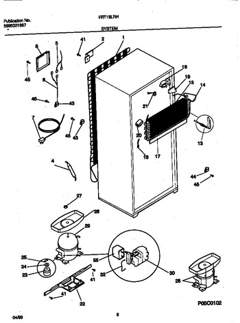 Diagram for FRT18LRHW0