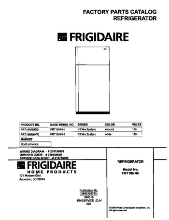 Diagram for FRT18NNHW0