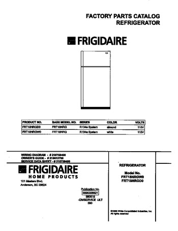 Diagram for FRT18NRGW0