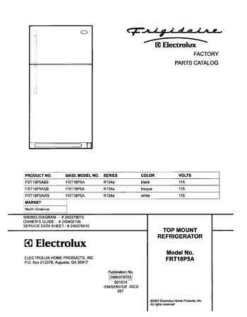 Diagram for FRT18P5AB9