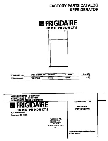 Diagram for FRT18PCGW0