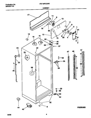 Diagram for FRT18PCGW0