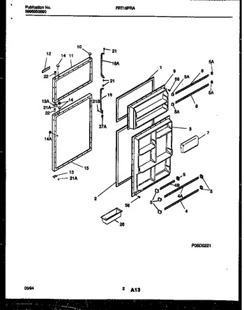 Diagram for FRT18PRAW0