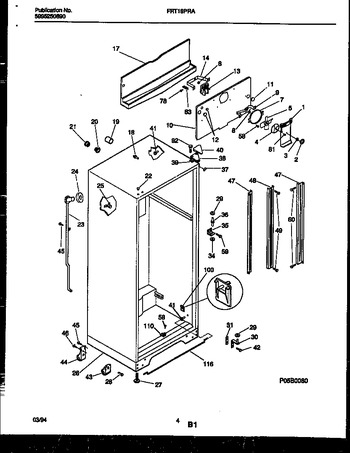 Diagram for FRT18PRAW0