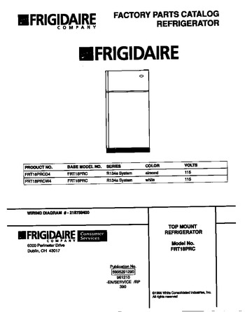 Diagram for FRT18PRCW4