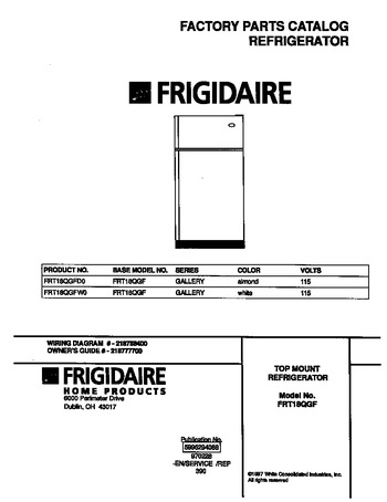 Diagram for FRT18QGFW0