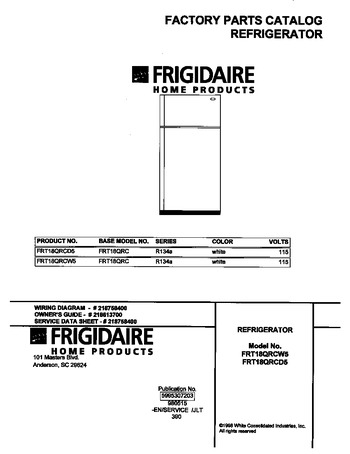 Diagram for FRT18QRCW5