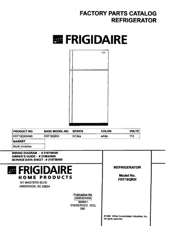 Diagram for FRT18QRHW0