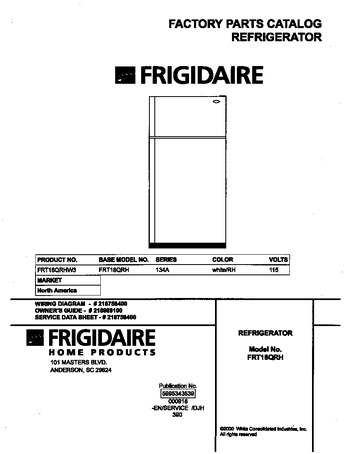 Diagram for FRT18QRHW3