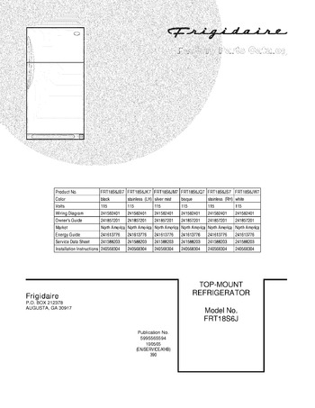 Diagram for FRT18S6JW7