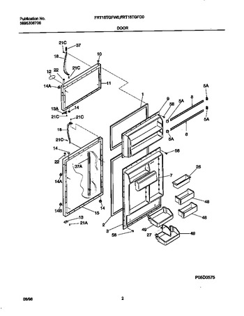 Diagram for FRT18TGFW0