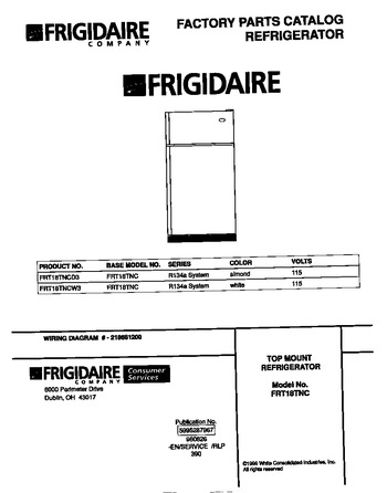 Diagram for FRT18TNCW3