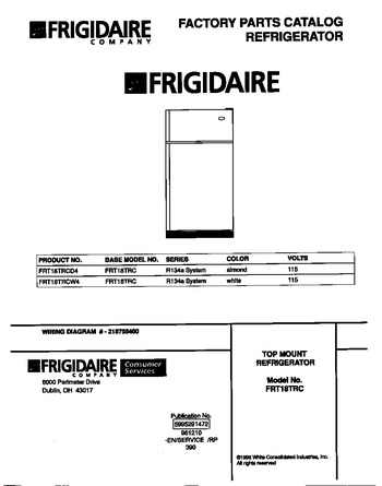 Diagram for FRT18TRCW4