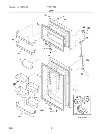 Diagram for FRT21BW8DB1