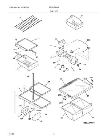 Diagram for FRT21BW8DB1