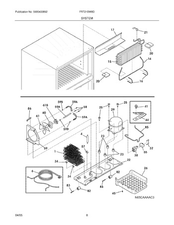 Diagram for FRT21BW8DB1