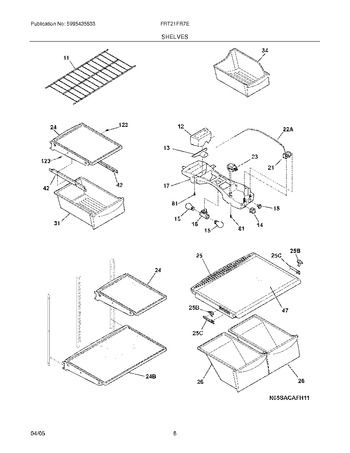 Diagram for FRT21FR7EW1