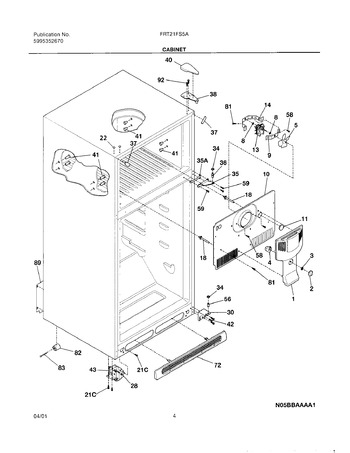 Diagram for FRT21FS5AW0